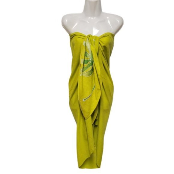 Womens Sarong Pareo Beach Cover Up Swimsuit Coverups Cotton Sarong TIE Wrap NEW - Picture 4 of 8